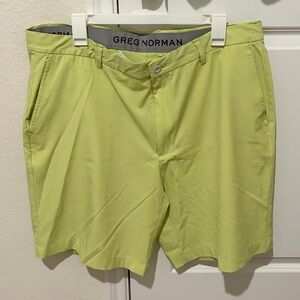 Greg Norman Light Green Shorts